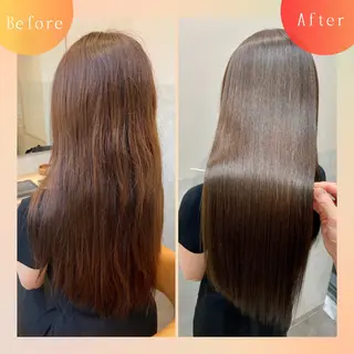 ロング 自然で柔らかい縮毛 矯正✨松尾郁哉のヘアスタイル