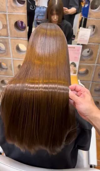 ロング 【髪質改善カラー】 瀧田嵐士🇰🇷のヘアスタイル