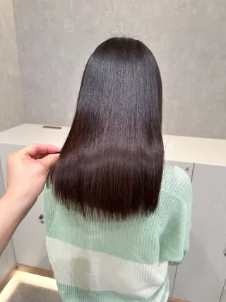 ロング 縮毛矯正/ まなかのヘアスタイル