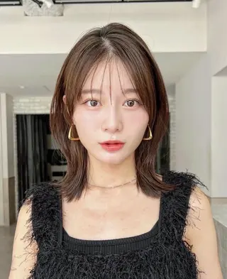 ミディアム 🌈韓国ボブミディ 表参道sandノスケのヘアスタイル