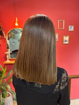 セミロング 大久保 愛のヘアスタイル