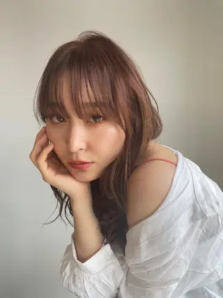 ロング カラー ヘアアレンジ キッズ マツエク・マツパ アイブロウ 透明感カラー/推しカ ラー☁️JURAのヘアスタイル