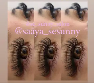 マツエク・マツパ SESUNNY セサ二ー　SAYAのマツエク・マツパデザイン