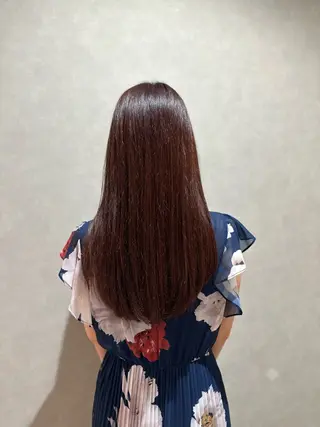 ロング カラー amie博多所属・今谷 莉夏子のヘアスタイル
