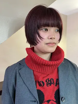 ショート 安部佑哉/ハイトーン /レイヤー/グランジのヘアスタイル