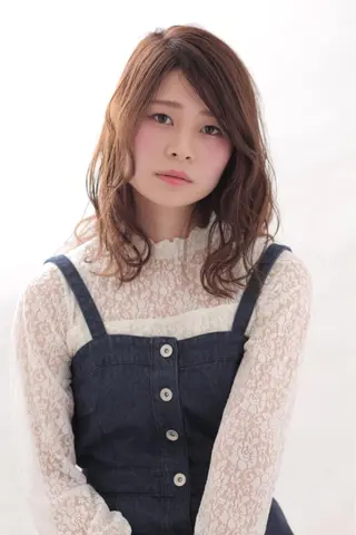 セミロング 長谷川 智也/ディレクターのヘアスタイル