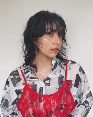 ショート パーマ 本田 聖のヘアスタイル