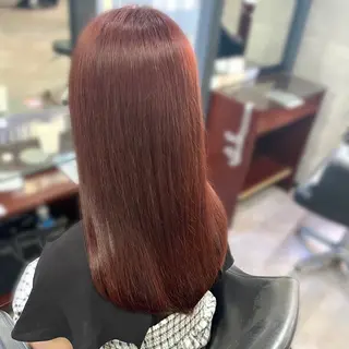 セミロング カラー シールエクステ KUMA🧸のヘアスタイル