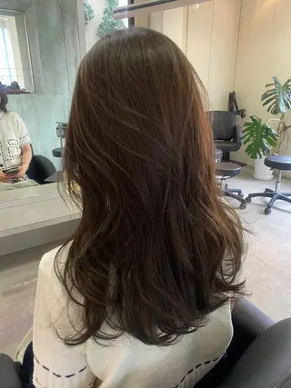 セミロング 中村 瑞希のヘアスタイル