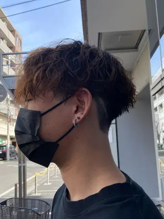 ショート パーマ メンズ sora所属・廣瀬 瞳のヘアスタイル