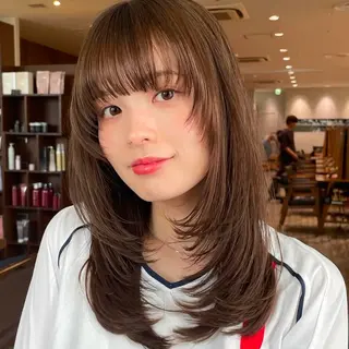 セミロング sand S 銀座【サンド エス ギンザ】所属・レイヤー美容師末松 知紘のヘアスタイル
