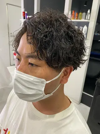 パーマ メンズ 🟣メンズパーマ 川端 永遠🟣のヘアスタイル