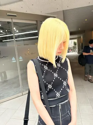 ミディアム カラー ✨武内凌太✨ 複雑履歴/ムラ修正のヘアスタイル