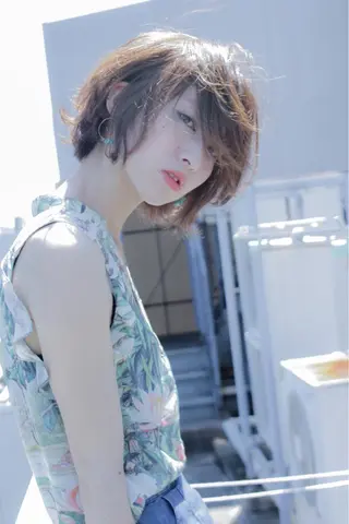 ショート 永田 崇のヘアスタイル