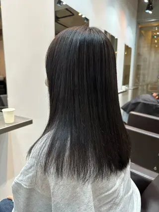 セミロング カラー ウェーブパーマ/ レイヤー/齋藤大貴のヘアスタイル