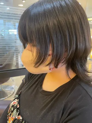 ミディアム 透明感/ハイトーン ／暖色カラー🍓のヘアスタイル