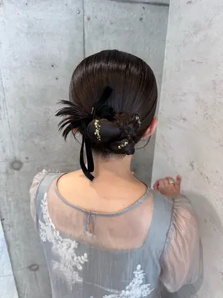 ロング ヘアアレンジ 女性に人気♪ はやしほのかのヘアスタイル