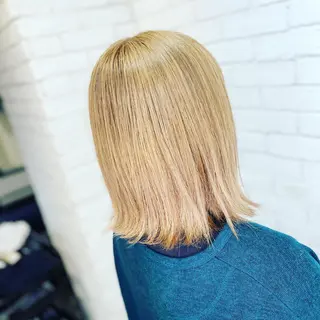 ミディアム カラー ヨシダ フミノリのヘアスタイル
