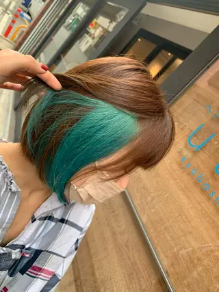 ショート カラー newi +uta* りさのヘアスタイル