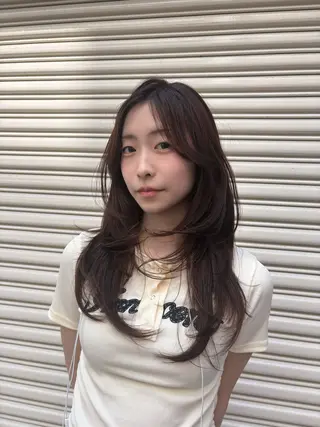ロング emir…所属・𝑯𝒂𝒏𝒂🎀 カラーモデル募集🩰のヘアスタイル