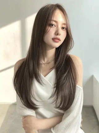 ロング 縮毛・髪質改善🩰 mai🐰ྀི🤍のヘアスタイル