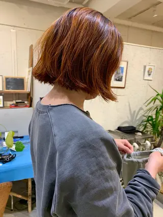 ミディアム カラー 【takk】 ナカヤママサヨシのヘアスタイル