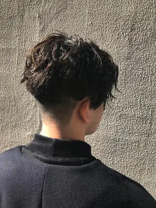 ショート パーマ メンズ Vir by browのヘアスタイル