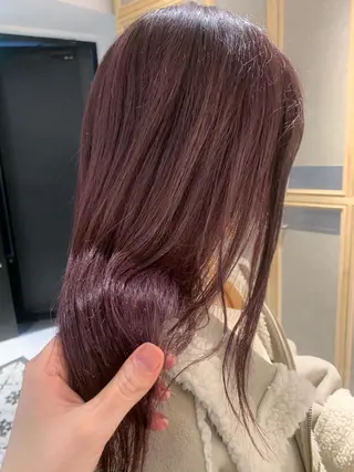 カラー ラベンダー/レイヤー スタイル🤎mamiのヘアスタイル