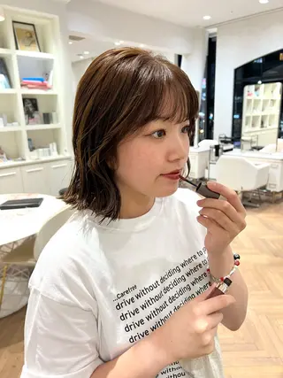 ショート カラー 似合わせ/レイヤー 💟SAEのヘアスタイル