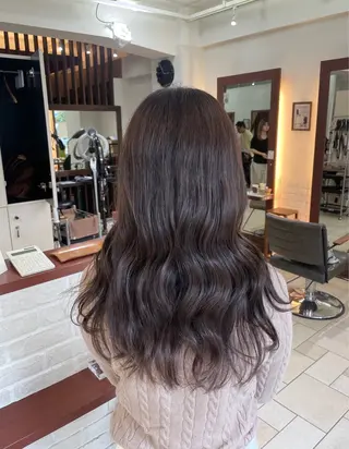 ロング カラー トトサ　カミング所属・モデル募集 ✨のヘアスタイル