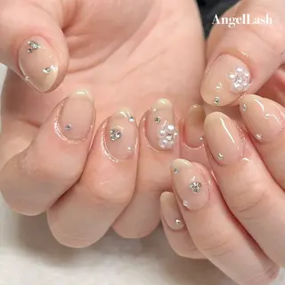 ネイル WASHLY所属・sakura 辻堂ニュアンスネイルのネイルデザイン