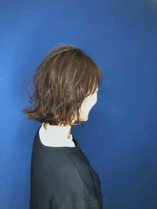 ミディアム カラー ALLEN hair 京橋店のヘアスタイル