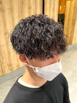 ショート パーマ メンズ men’s salon NOA solte. 【メンズサロン ノアソルテ】所属・メンズパーマ職人 加藤 弘貴のヘアスタイル