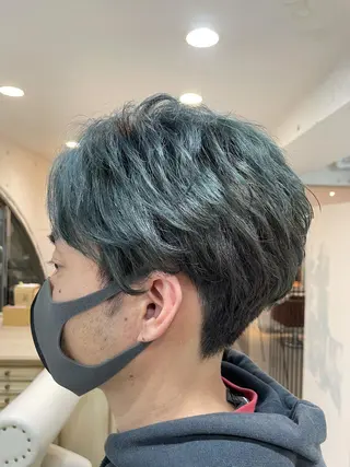 ショート メンズ カラーが上手い 辻悠月のヘアスタイル