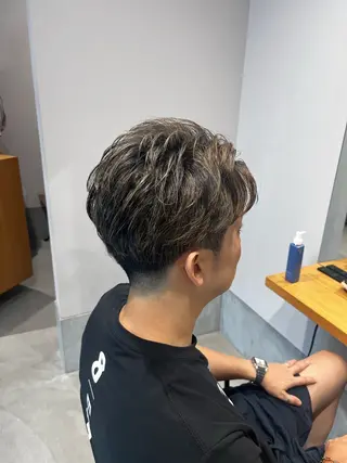 メンズ MINX The pass所属・透明感ケアカラー/ レイヤー/ryokaのヘアスタイル