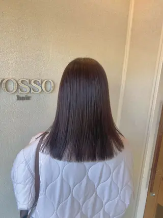 セミロング カラー VOSSO所属・吉澤 大和/カット/カラーのヘアスタイル