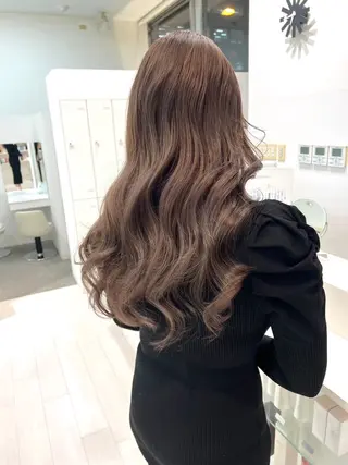 ロング ParveMix 佐々木梨紗🤍のヘアスタイル