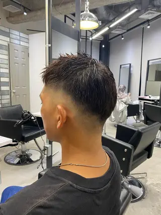 メンズ 【博多ハイライトカラ ー】中島啓太のヘアスタイル