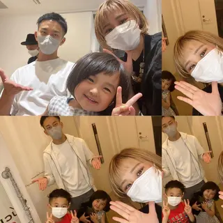 ショート カラー メンズ キッズ ショート、ボブなら お任せ❤️石川由美のヘアスタイル