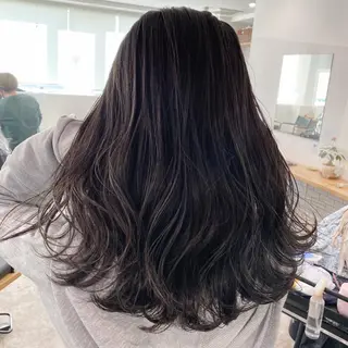 ミディアム カラー JILBLAN京都 ショート/ハイライトのヘアスタイル