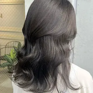 セミロング 💖ダブルカラー/ ケアカラー/レナ💖のヘアスタイル