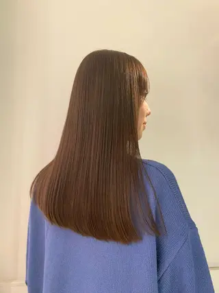 セミロング musiiik saya/今泉のヘアスタイル