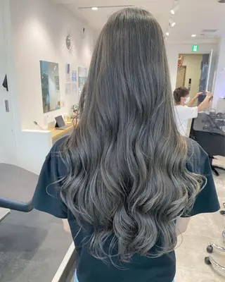 ロング カラー JIL BLAN 京都所属・RU RIのヘアスタイル