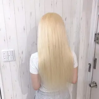 ロング カラー Yu シールエクステのヘアスタイル