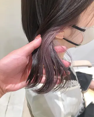 ミディアム カラー レイヤー/お顔まわり 暖色カラー🍑Amiのその他イメージ