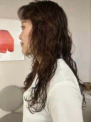 ロング パーマ aika/パーマ/ ショート/伏見のヘアスタイル
