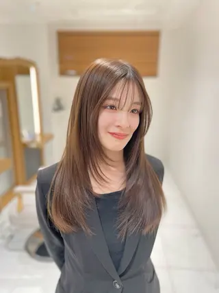 ロング 米澤 琉平のヘアスタイル