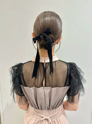 セミロング ヘアアレンジ ヘアアレンジ支持率 No.1🥇RIKOのヘアスタイル