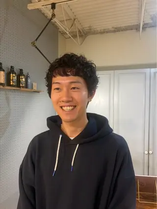 ショート パーマ メンズ 🤩噂のMr.髪ポジ ティブ®️yu🤩のヘアスタイル