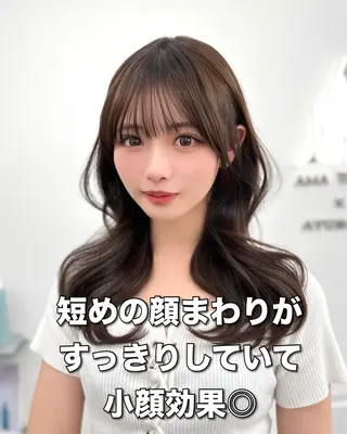 セミロング カラー メンズ 前髪顔まわりカット 🌈中村海聖のヘアスタイル